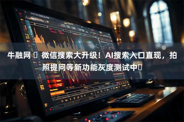 牛融网 ​微信搜索大升级！AI搜索入口直现，拍照提问等新功能灰度测试中​