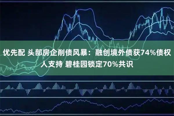 优先配 头部房企削债风暴：融创境外债获74%债权人支持 碧桂园锁定70%共识