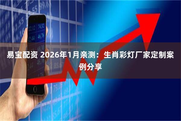 易宝配资 2026年1月亲测：生肖彩灯厂家定制案例分享